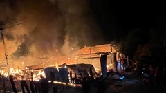 Quảng Ngãi: Hỏa hoạn trong đêm tại Măng Bút, một người thiệt mạng