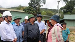 Phó Thủ tướng Hồ Quốc Dũng chỉ đạo khẩn trương khắc phục hậu quả sạt lở tại xã Ngọc Linh