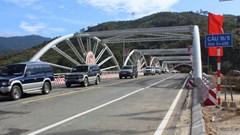 Quảng Ngãi: Thông xe kỹ thuật Dự án cầu 16/5 tại xã Đăk Pék