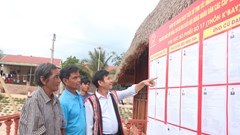 Quảng Ngãi: “Cánh tay nối dài” đưa thông tin bầu cử đến bản làng