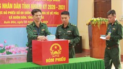Đắk Lắk: 11 tổ bầu cử hoàn thành việc bỏ phiếu sớm