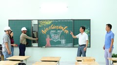 Ngôi trường mới nơi vùng biên Rờ Kơi trước ngày khai giảng