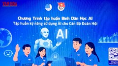 Khởi động chương trình tập huấn kỹ năng sử dụng AI cho cán bộ Đoàn, Hội