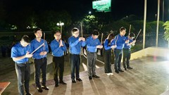 Lễ thắp nến tri ân tại Nghĩa trang Liệt sĩ Ba Dốc