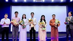 Dàn diễn viên phim "Mắt biếc" giao lưu cùng khán giả tại Triển lãm Thành tựu đất nước