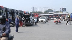 Bến xe Giáp Bát chiều 13.2: Cam kết không nhồi nhét, không tự ý tăng giá vé