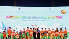 “Sắc màu tuổi thơ”: Hoạt động văn hóa, giải trí bổ ích cho các em nhỏ dịp 1.6