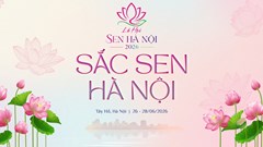 Diễu hành “Sen xuống phố” với 1.000 người ở Hà Nội