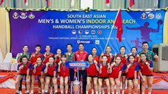 Đội tuyển bóng ném nữ Việt Nam vô địch Đông Nam Á