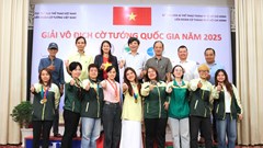 TP.HCM nhất toàn đoàn Giải cờ tướng VĐQG 2025