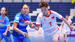 Đội tuyển futsal nữ Việt Nam thắng trận đầu tiên tại giải Đông Nam Á 2026