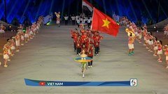 Đoàn Thể thao Việt Nam dự Lễ khai mạc Đại hội Thể thao Bãi biển châu Á