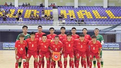 Đội tuyển futsal Việt Nam có chiến thắng đầu tiên tại giải quốc tế Thái Lan
