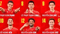 Đội hình ra sân của tuyển Việt Nam trước Thái Lan: Xuân Son, Đình Bắc đá chính