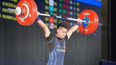 Nhà vô địch cử tạ châu Á Trần Minh Trí giành HCĐ ASIAD 2026
