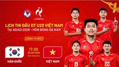 Lịch thi đấu của U23 Việt Nam tại tứ kết ASIAD 2026
