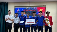 TP.HCM khen thưởng đội tuyển teqball giành HCĐ ASIAD 2026