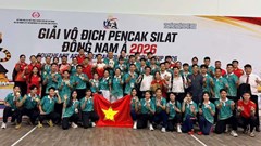 Việt Nam nhất toàn đoàn Giải pencak silat Đông Nam Á 2026