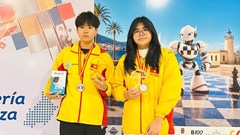 Cờ vua Việt Nam giành 2 huy chương giải trẻ thế giới