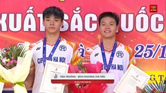 Hà Nội nhất toàn đoàn Giải cầu lông các cây vợt xuất sắc quốc gia 2026