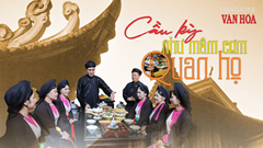 (Emagazine) Cầu kỳ như mâm cơm Quan họ