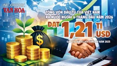 Việt Nam đầu tư ra nước ngoài đạt 1,21 tỉ USD sau 6 tháng