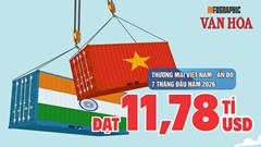 Việt Nam xuất siêu hơn 2,17 tỉ USD sang Ấn Độ sau 7 tháng