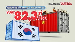 Việt Nam nhập 60,1 tỉ USD hàng Hàn Quốc, riêng điện tử 43,3 tỉ USD