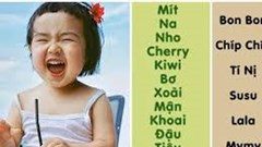  Không nên đặt tên con theo cảm tính 