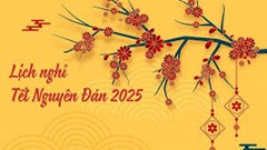 Chọn phương án nghỉ Tết âm lịch năm 2025 