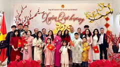 Hơn 100 kiều bào tham dự Chương trình Xuân Quê hương 2025 tại Kuwait  