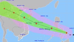 Đêm nay, bão số 10 Bualoi sẽ đi vào Biển Đông