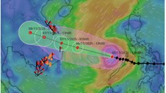 Bão số 13 sắp đạt cường độ cực đại, mạnh nhất giật cấp 17
