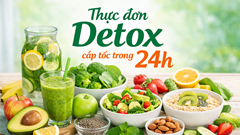 Thực đơn detox cấp tốc trong 24h giúp bụng nhẹ nhõm sau kỳ nghỉ lễ