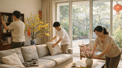 Tết bắt đầu từ những ngày dọn dẹp cuối năm