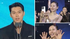 Giải thưởng Baeksang 2026: Hyun Bin thắng lớn, nói yêu vợ con trên sân khấu