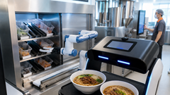Nhà hàng mì do robot điều khiển vận hành thử nghiệm tại Bắc Kinh