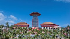 Rixos Phu Quoc dần lộ diện: Dấu ấn cung đình Huế giữa thiên đường biển Hòn Thơm