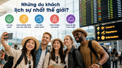 Du khách nước nào nào lịch sự nhất thế giới?