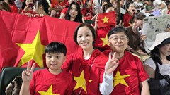 Ấm lòng tình yêu Việt Nam trên khán đài ASIAD 20 