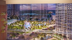 Chưa khai trương, Quảng trường Golden Eagle đã hút du khách về phía Đông TP. HCM