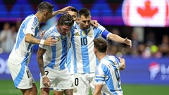 Argentina vất vả hạ Canada trong ngày Messi lập kỷ lục