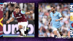 Đội hình dự kiến West Ham vs Man City, 23h30 ngày 31.8: Rodri và Foden bình phục chấn thương