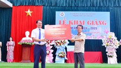 Tập đoàn Geleximco trao tặng hơn 600 triệu đồng cho trường học ở Thái Bình 