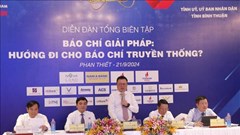 Diễn đàn Tổng Biên tập 2024: Khẳng định sự phát triển tất yếu của báo chí giải pháp