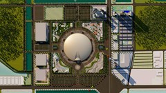 Cận cảnh Trung tâm Hội chợ Triển lãm Quốc gia sẽ hoàn thành vào tháng 7.2025