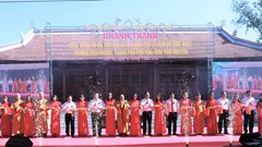 Khánh thành công trình tu bổ, tôn tạo Di tích đền thờ Lý Nam Đế