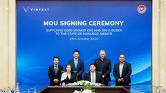 VinFast ký thỏa thuận giao thông công cộng tại Mexico