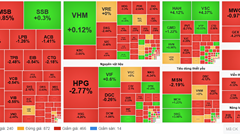 Chứng khoán phiên 14.11: VN-Index giảm mạnh hơn 14 điểm