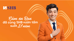 Bất ngờ với “lời cảm ơn” đầy sáng tạo của SHB nhân dịp kỷ niệm 31 năm thành lập